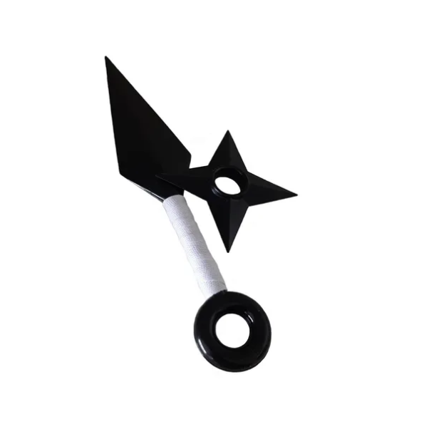 Kunai Naruto 23,5cm + Shuriken Ninja Anime (2)