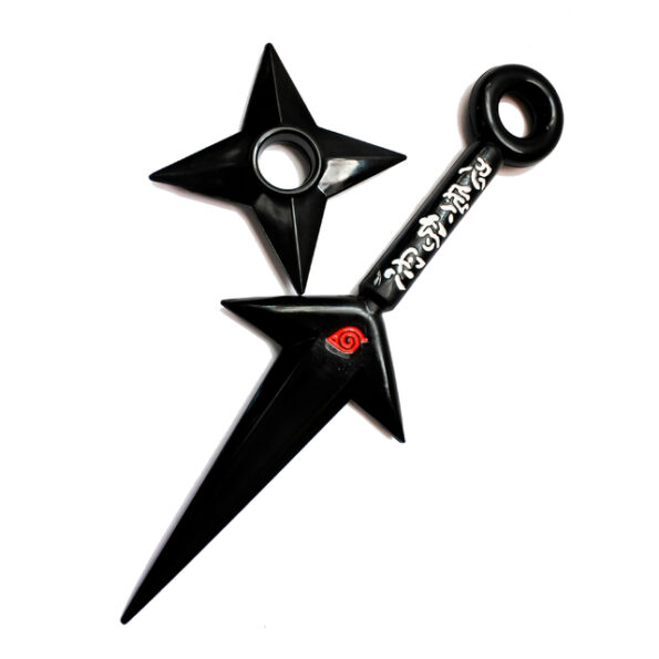 Kunai Naruto 23,5cm + Shuriken Ninja Anime (5)