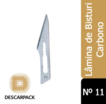 Lamina De Bisturi Em Aço Descartavel N 11 Descarpack 1un (2)
