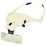 Lupa Oculos Branco Com 5 Lentes Com Led Zk333272 (1)
