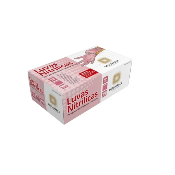 Luva Nitrilica Sem Po M Rosa Descarpack 100un 0435301 (2)