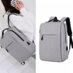 Mochila urbana 5048 cor cinza 18L 01