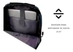 Mochila urbana 5048 cor cinza 18L 01