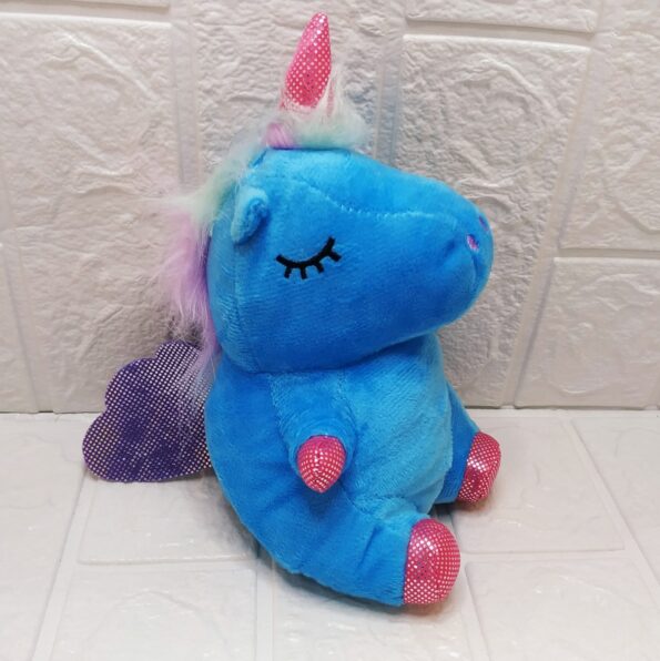 Urso Ursinho De Pelucia Diversos 16cm A 22cm 1410-1 Tuka Toy – Unicórnio (1)