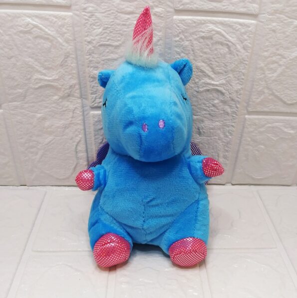 Urso Ursinho De Pelucia Diversos 16cm A 22cm 1410-1 Tuka Toy – Unicórnio (2)