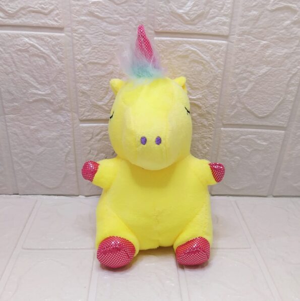 Urso Ursinho De Pelucia Diversos 16cm A 22cm 1410-1 Tuka Toy – Unicórnio (3)