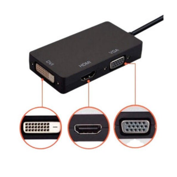 adaptador displayport x hdmivgadvi kp-ad110 knup1