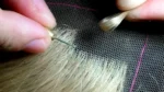 agulha alemã de injetar cabelo confecção peruca 14cm 0.5mm