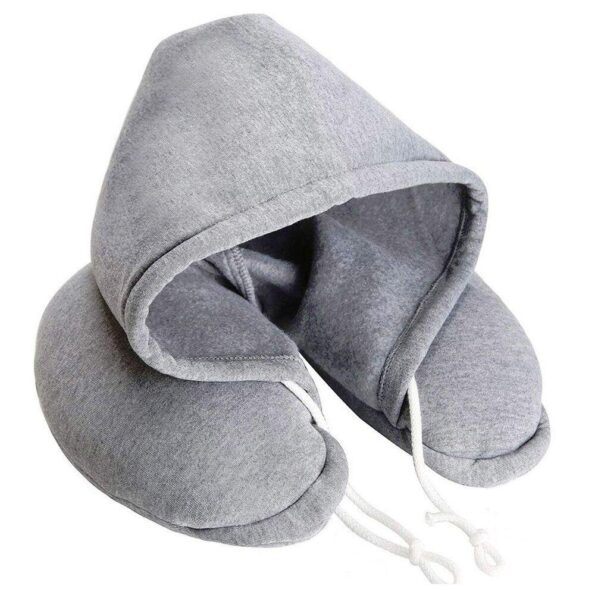 almofada de pescoço viagem com capuz bee01020 29x30cm wincy2