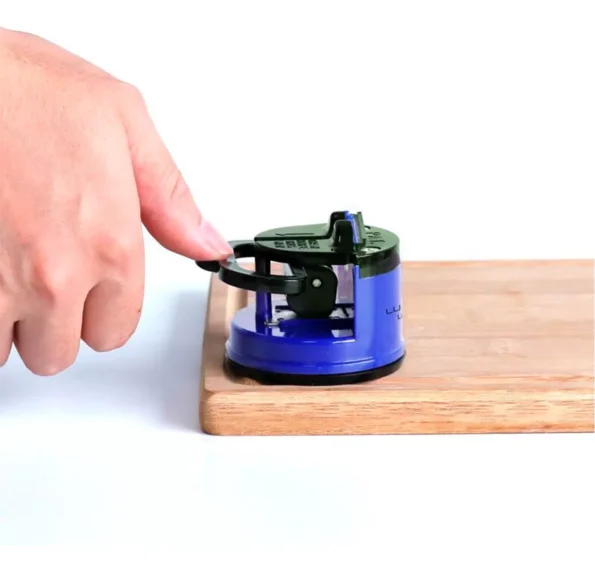 amolador de facas com ventosa para fixação lk-cf04 luatek 6cm- cor azul3