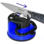 amolador de facas com ventosa para fixação lk-cf04 luatek 6cm- cor azul