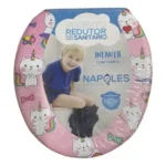 assento almofada redutor infantil com tampa napoles – rosa – na39351 na3935i