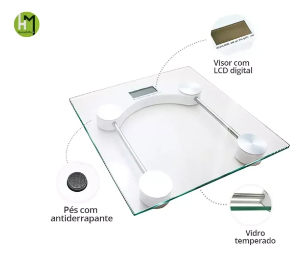 balança digital 180kg vidro 26x26x0,04cm hm-263 home more2