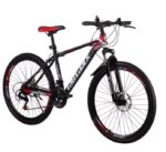 bicicleta bike mountain jk6601 aux jack aro 26- vermelh com preto