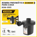 bomba pneumatica inflador bom-8901 12v 50w biv bomder
