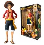 boneco coleção ne piece luffy 16cm