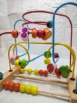 brinquedo educativo aramado montanha russa madeira