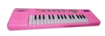 brinquedo infantil teclado rosa com microfone 32 teclas tk-ab4803 (1)