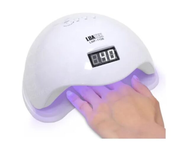 cabine estufa uv luz de led 48w de unha lmf-1106 luatek