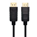 cabo de vídeo displayport blindado 4k 1.8 metros d-dp01 1.8m banhado a ouro (1)