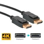 cabo de vídeo displayport blindado 4k 1,90cm banhado a ouro (1)