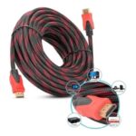 cabo hdmi com malha 10m 1.4 le-6612 it -blue