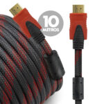 cabo hdmi com malha 10m 1.4 le-6612 it -blue