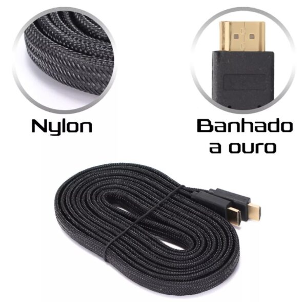cabo hdmi hdtv 2.0ultra hd 4k 10m blindado d-h4k02 grasep2