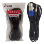 cabo para microfone p10 mono xlr fêmea 4,61m xt-5326 xtrad 1