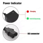 carregador de bateria moto biciclet biv dc-67 20v 2a jn-60