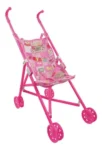 carrinho de boneca 60x35x20,5cm plastico tk-1961 rosa