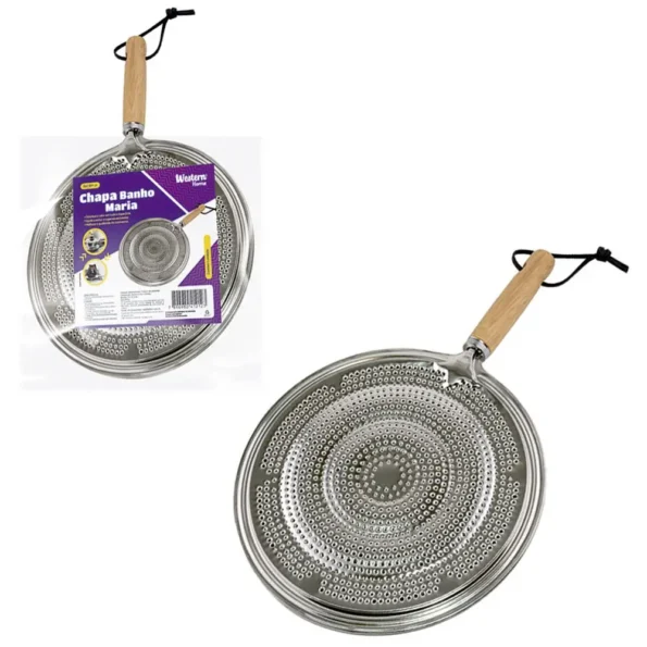 chapa aço carbono para banho maria a seco aquecer alimentos bm-21 (2)
