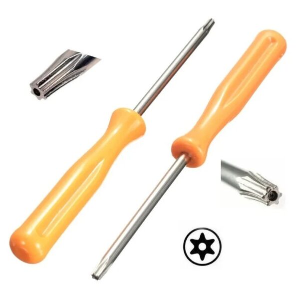 chave torx t8 c-furo para abrir ps3 ps4 xbox 360 xbox-one celular iphone, amar
