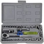 conjunto de chave cachao catraca lwj-138 luatek 40pçs