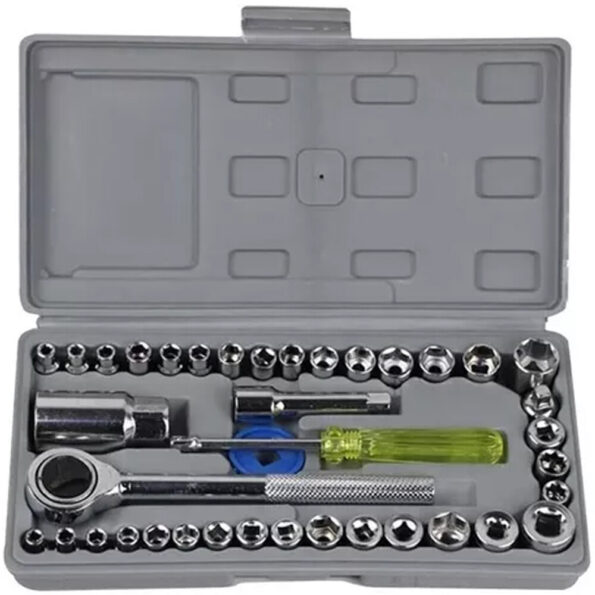 conjunto de chave cachao catraca lwj-138 luatek 40pçs1