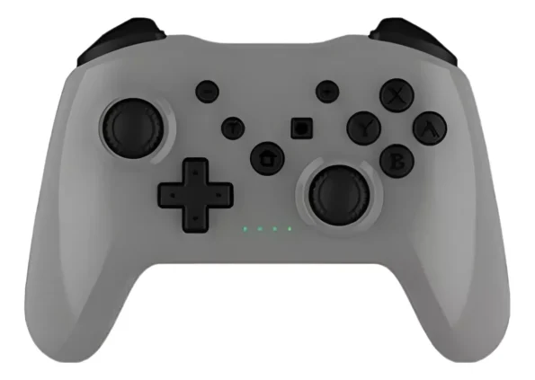 controle game wireless pc tv ps3 android gaminja cinza