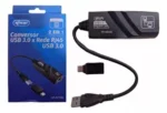 conversor usb 3.0 x rj45 kp-ad106 knup 2em1
