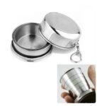 copo dobravel inox chaveiro de bols270ml ixb12015 rocie 7cm