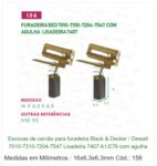 escova carvão motor reparo cod156.jg medida 16×6,3×6,3mm
