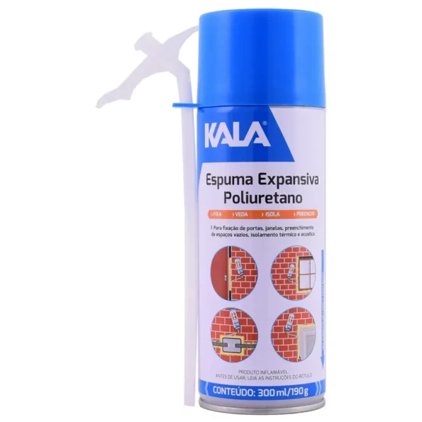 espuma poliuretano 300ml 190g kala 512621