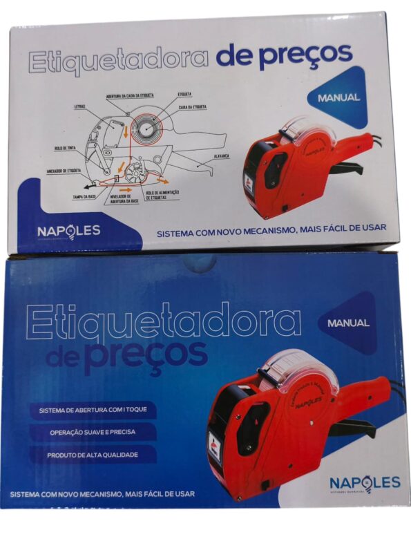 etiquetadora de preço manual na5500e napole 25×12,60×4,50 cm- vermelho1jpg