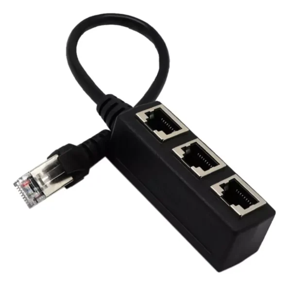 extensor de rede lan ethernet 1 rj45 de 3 portas rj45 gigabit 1000mps (2)
