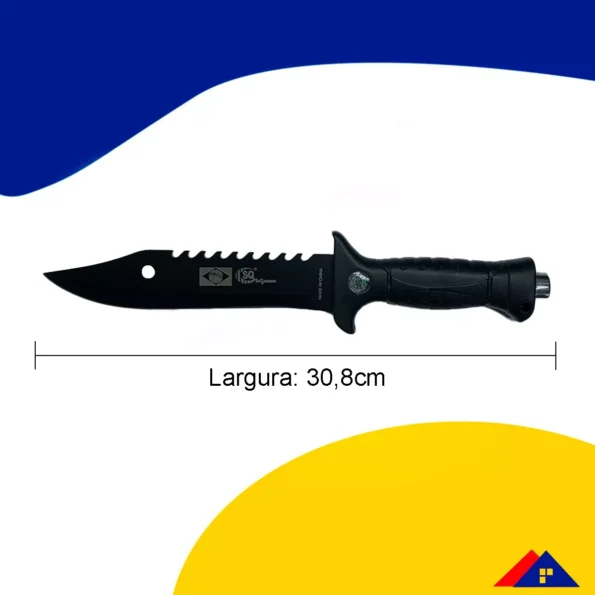 faca esportiva militar com busula bainha promoção 31cm 7 sq-1349 (2)