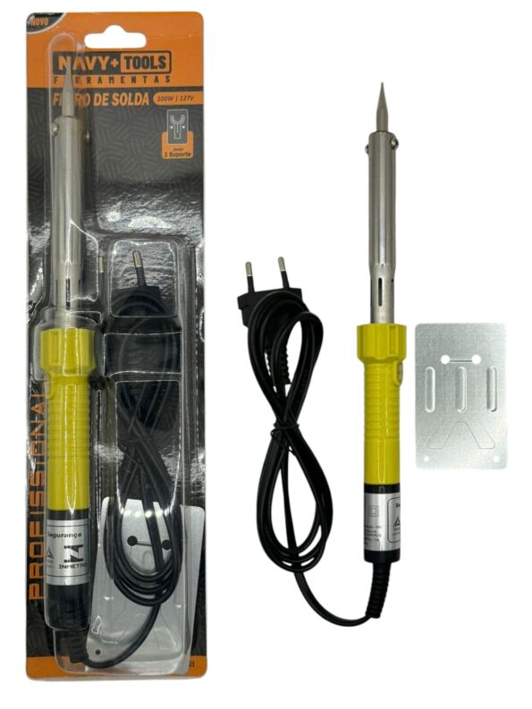 ferro de solda 100w 127v 60hz fs101 navy tools