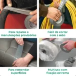 fita adesiva silver tape 5 metros x 45mm hm-778