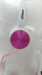 fone de ouvido extra bass lc-313 3.5mm p2 15mw xtrad-branco com rosa