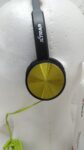 fone de ouvido extra bass lc-313 3.5mm p2 15mw xtrad-preto com verde
