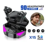 fone sem fio bluetooth headset com microfone x15 tws