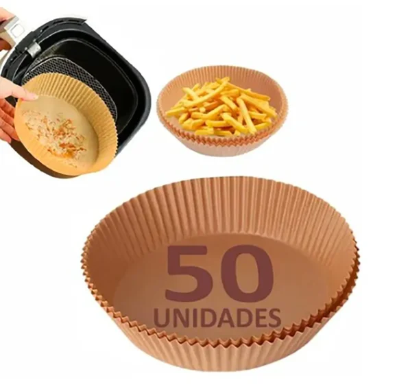 forma de papel 16cmx4,5descartavel air fryer 50pçs lcc-23118