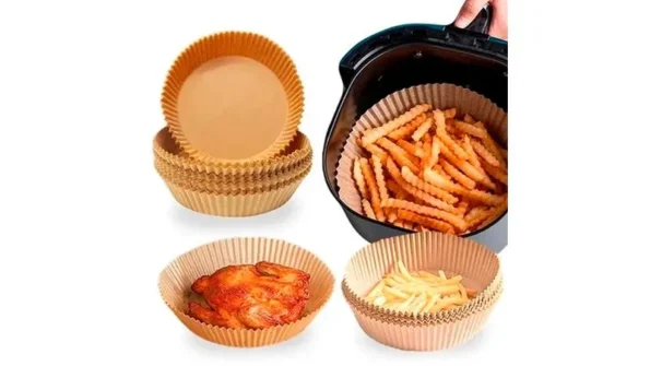 forma de papel 16cmx4,5descartavel air fryer 50pçs lcc-23119